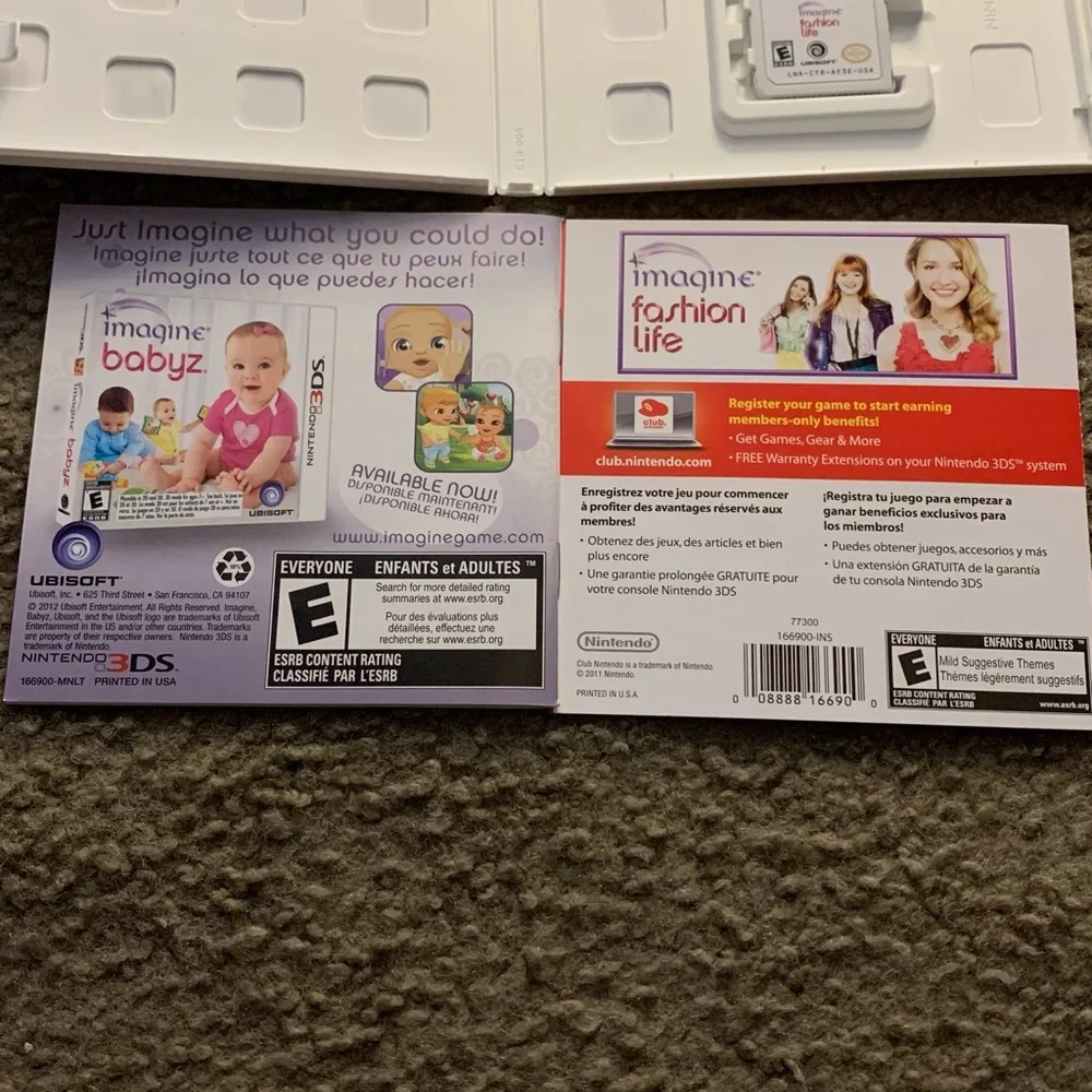 ❤️ Nintendo 3DS Imagine Fashion Life video game ‼️
